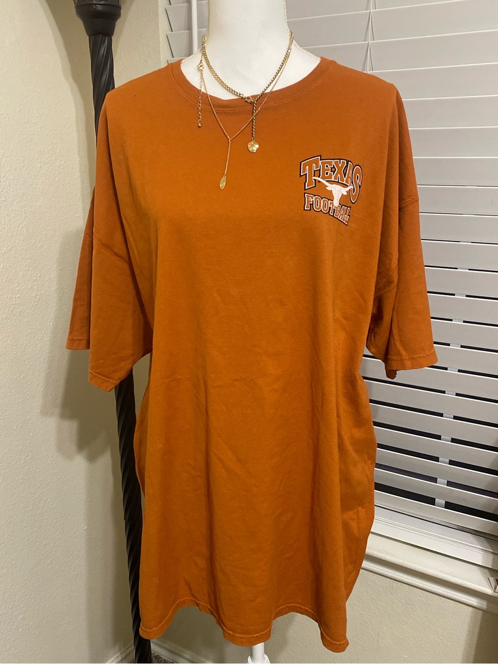 Texas Football Men's Orange Graphic Tee